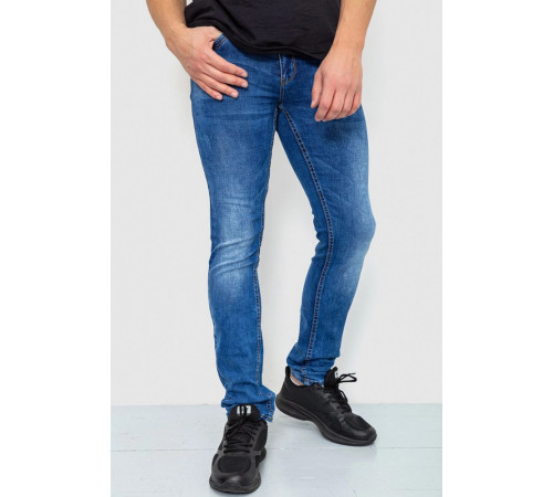 Джинсы мужские 244R4037, цвет синий, 243R4037