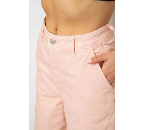 Джинси жіночі, колір персиковий, 250R2535