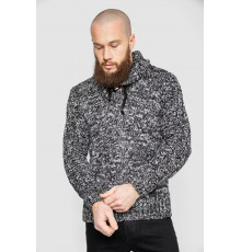 Светр чоловічий, колір чорно-білий, 214R10303