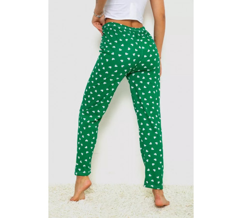 Брюки женские домашние, цвет зеленый, 238R57854-1
