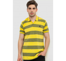 Поло чоловіче в смужку, колір жовтий, 214R6187
