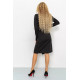 Сукня, колір чорний, 176R1050