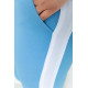 Спорт штани жіночі двонитка, колір блакитний, 219RB-3004