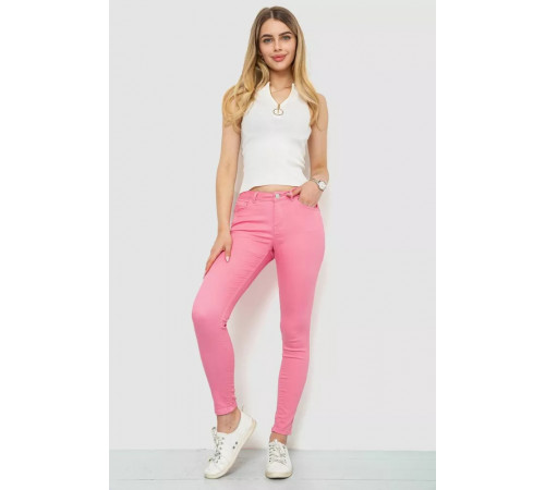 Джинси жіночі, колір рожевий, 244R183