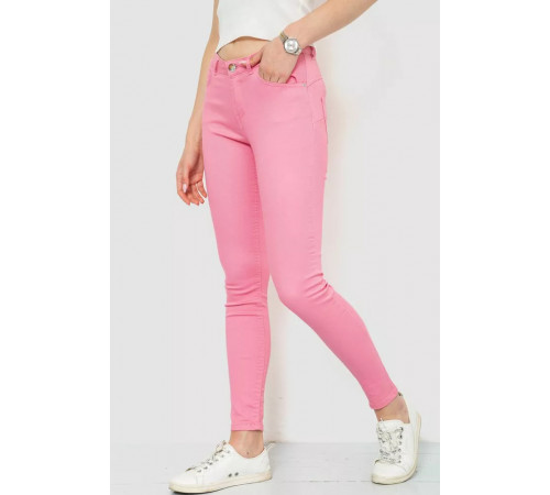 Джинси жіночі, колір рожевий, 244R183