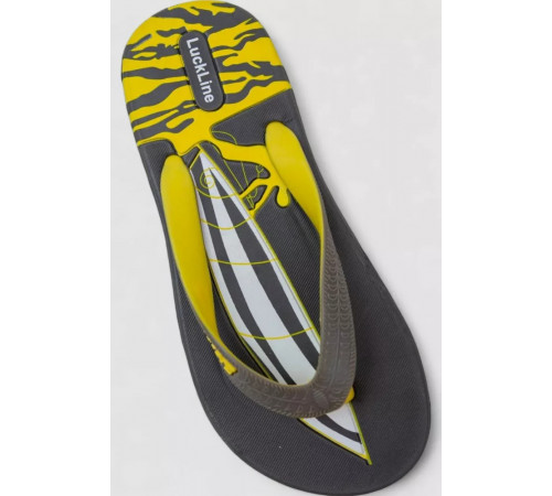 Вьетнамки женские, цвет грифельно-желтый, 243R2002L-2