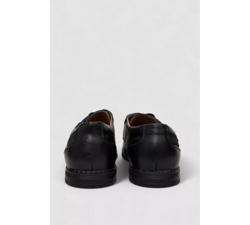 Туфли мужские с перфорацией, цвет темно-синий, 243RB1993.