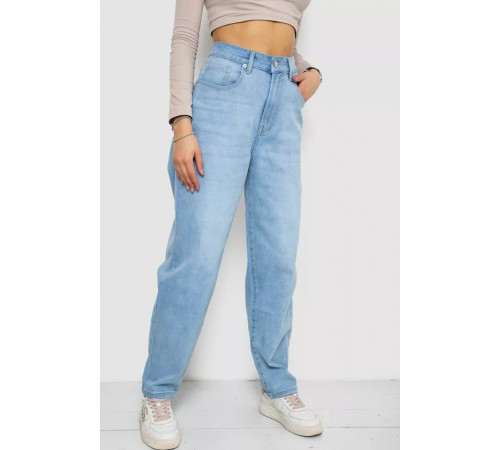 Джинси жіночі MOM, колір блакитний, 255RM580