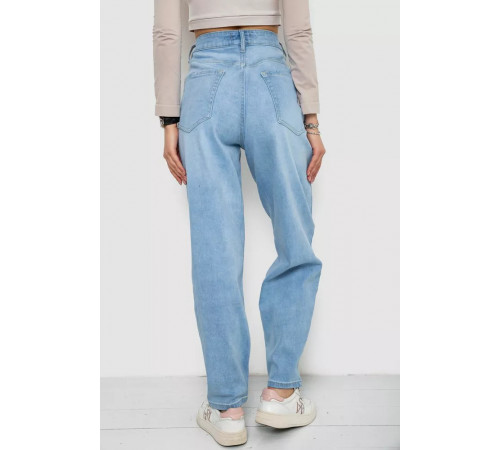 Джинси жіночі MOM, колір блакитний, 255RM580
