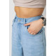 Джинси жіночі MOM, колір блакитний, 255RM580