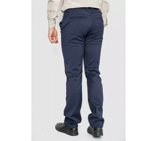 Брюки мужские классические, цвет темно-синий, 244RFH313-2.