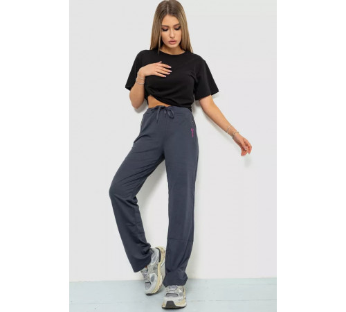 Спортивні штани жіночі, колір сірий, 244R513