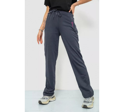 Спортивні штани жіночі, колір сірий, 244R513