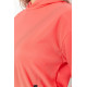 Худы женский с капюшоном, цвет коралловый, 182R8030.
