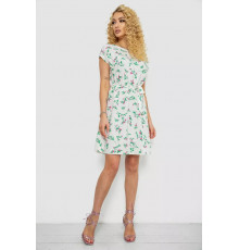 Сукня з принтом, колір молочно-зелений, 214R0225-3