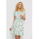 Сукня з принтом, колір молочно-зелений, 214R0225-3