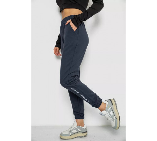 Спортивные брюки женские, цвет темно-синий, 238R57673.