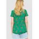 Женская футболка с принтом, цвет зеленый, 244R043