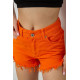 Шорты женские джинсовые, цвет оранжевый, 182R1648S21