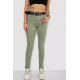 Джинсы женские Skinny Американки, цвет оливковый, 182R00252.