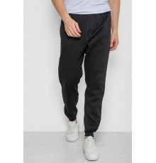 Спортивні штани чоловічі на флісі, колір чорний, 244ROP09