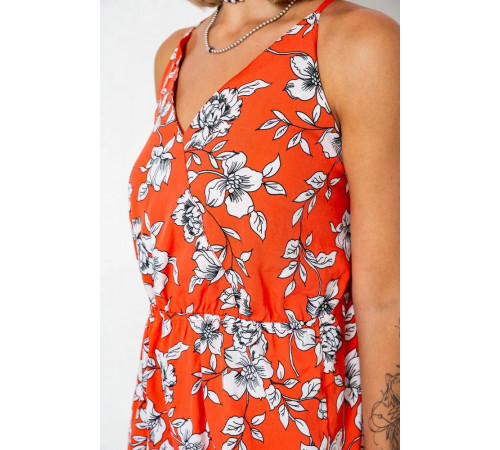 Комбинезон женский, цвет коралловый, 244R304