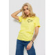 Футболка жіноча з принтом, колір жовтий, 238R557