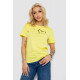 Футболка жіноча з принтом, колір жовтий, 238R557