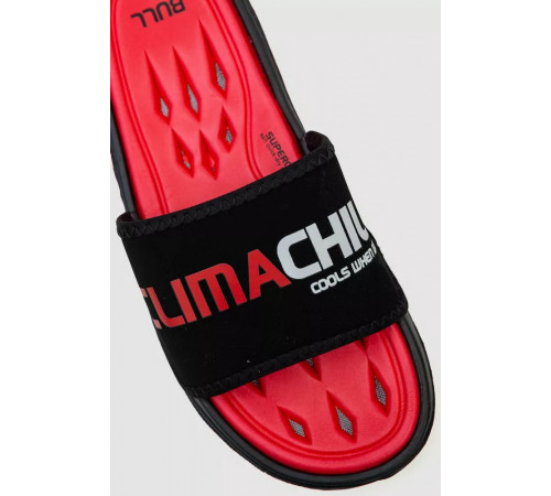 Шлепанцы мужские, цвет красно-черный, 243RRR0-21-1