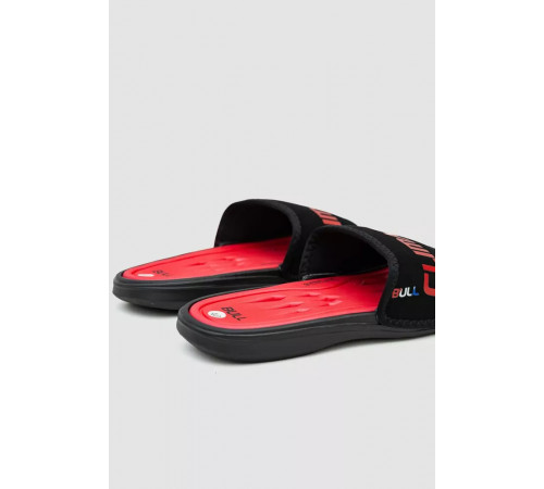 Шлепанцы мужские, цвет красно-черный, 243RRR0-21-1