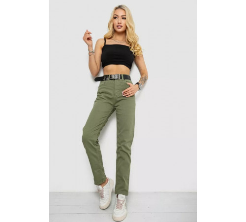 Джинсы женские, цвет хаки, 182R001009