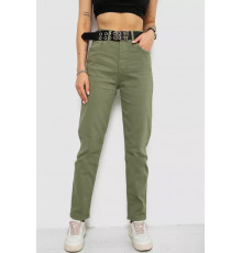 Джинсы женские, цвет хаки, 182R001009