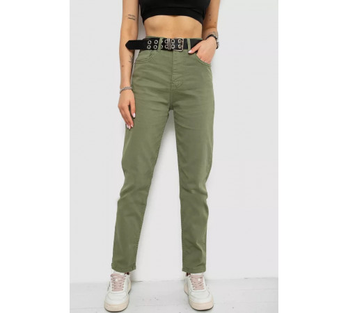 Джинсы женские, цвет хаки, 182R001009