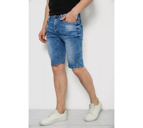 Шорти чоловічі джинсові, колір синій, 244RLS22-0210X
