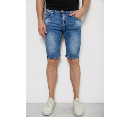 Шорти чоловічі джинсові, колір синій, 244RLS22-0210X