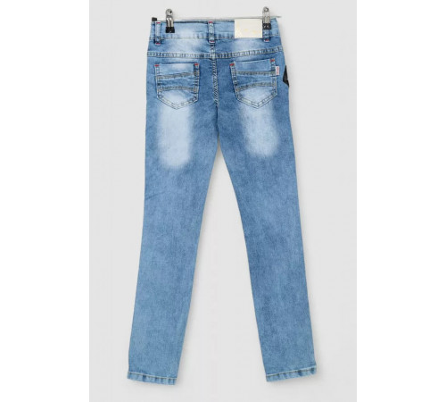 Джинсы детские для мальчиков, цвет темно-голубой, 247R1822.