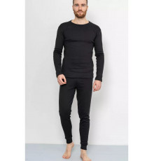 Термобелье мужское на флисе, цвет черный, 247R003