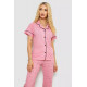 Жіноча піжама з принтом, колір рожевий, 243R7058