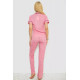Жіноча піжама з принтом, колір рожевий, 243R7058