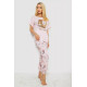 Женская пижама с принтом, цвет розовый, 243R15496