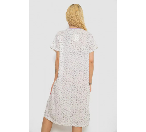 Ночная рубашка, цвет бело-сиреневый, 238R58367.