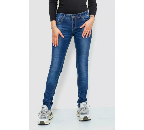 Джинсы женские, цвет синий, 244RA604