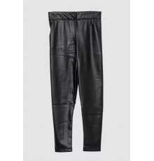 Лосини дитячі екошкіра, колір чорний, 102R1518