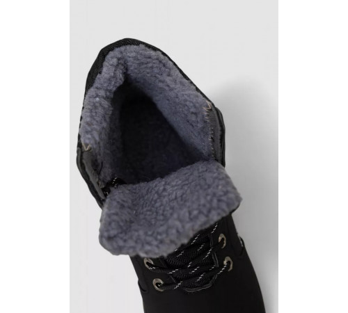 Ботинки мужские на меху, черный, 244R1067