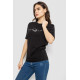 Женская футболка с принтом, цвет черный, 241R1835
