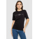 Женская футболка с принтом, цвет черный, 241R1835