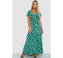 Сарафан у горох, колір оливковий, 241R154