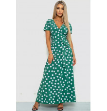 Сарафан у горох, колір оливковий, 241R154