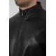 Куртка мужская кожаная, цвет черный, 244R717