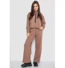 Женский спортивный костюм двунитка, цвет мокко, 252R500